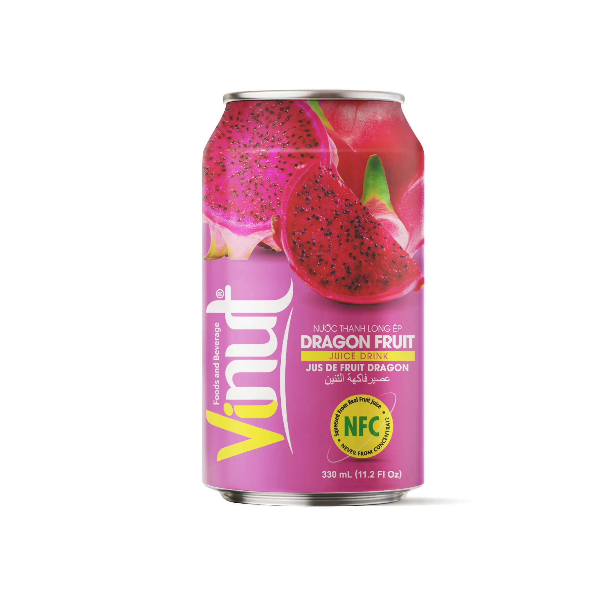 330ml di VINUT vendita calda tropicale puro succo di frutta del drago campione gratuito, Private Label, produce all'ingrosso (OEM, ODM)
