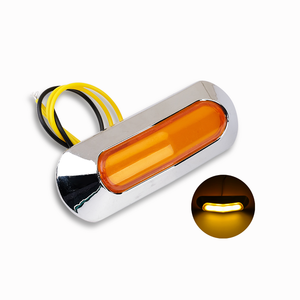 4 feux de position latéraux à lentille transparente pour <span class=keywords><strong>camion</strong></span> <span class=keywords><strong>Mack</strong></span> Heavy Duty 12v/24v/10-30v Ambre Rouge Blanc - Product Image 3