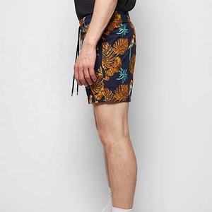 Offre Spéciale hommes été Hawaii décontracté plage cordon Shorts personnalisé imprimé respirant perroquet surf maillots de bain motif solide - Product Image 3