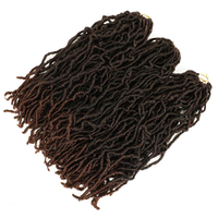 Mèches synthétiques tressées pour extensions capillaires, vente en gros pour cheveux africains