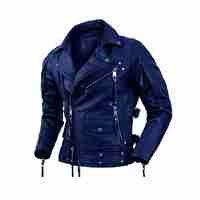 Blouson Bomber en Toile Noir pour Homme, Coupe Slim, Col Montant, en Cuir de Poisson Véritable, Respirant pour l'Hiver