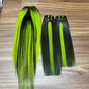 Double Drawn 100% Virgin Top Grade Bundles Human Hair Natural Wave Vendor for Lace Closure HD for Set Customized - Product Image 6