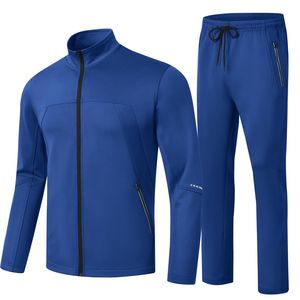 Men's High Quality Custom Logo <b>Track</b> <b>Suit</b> with Breathable Polyester Fabric Lightweight Solid Pattern for Winter-Low MOQ - Product Image 5