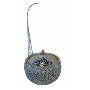 Plat de service rond en acier inoxydable doré créatif, chauffe-plats pour buffet, couvercle suspendu, couvercle en diamant, équipement de restauration hôtelière - Product Image 3