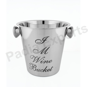 Elegante Cubo de vino y hielo de metal Impreso Diseños únicos para bañeras de bebidas de fiesta - Product Image 2