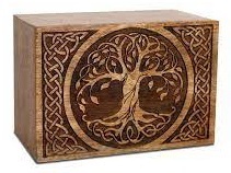 โกศใส่ศพทำจากไม้สำหรับผู้ใหญ่ชายหญิงโกศตกแต่งงานศพสไตล์โมเดิร์น - Product Image 2