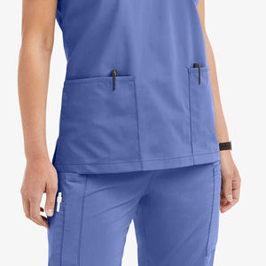 ชุดยูนิฟอร์มแพทย์แบบ unisex ดีไซน์ยอดนิยม ราคาถูก ไม่ยับ ขายดี แขนยาว ระบายอากาศได้ดี สวมใส่สบาย - Product Image 5