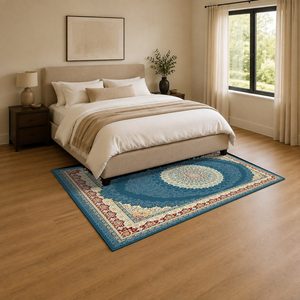 Alfombra Chenille LXDP-1018 de RUGS DEPOT, Multicolor, Neutral, Tradicional, Oriental, Impresa Digitalmente, Lavable a Máquina, Antideslizante, Venta al Por Mayor - Product Image 3