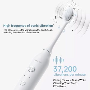 Compre a granel un <span class=keywords><strong>cepillo</strong></span> <span class=keywords><strong>de</strong></span> <span class=keywords><strong>dientes</strong></span> <span class=keywords><strong>eléctrico</strong></span> inteligente con cerdas suaves y una combinación <span class=keywords><strong>de</strong></span> 3 modos distintos con 3 potencias ajustables - Product Image 2