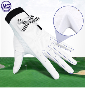 Gants de Golf en cuir véritable pour femmes, manicle de Sport antidérapants respirants en peau de mouton, accessoires d'entraînement, Design Unique, - Product Image 4