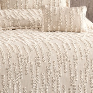 Juego de 7 Piezas Guzide Efsa Cappuccino, Juego de Pijamas Personalizado Clásico de Lujo para el Hogar, 100% Chenilla Orgánica Tejida a Rayas, Lavable - Product Image 4