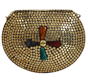 Bolso de mano de embrague de metal único de alta tendencia Bolso de la mejor calidad y nuevo estilo para mujeres Fabricante de embrague de boda de la India. - Product Image 1