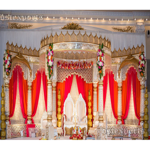 Mandap para Bodas al Aire Libre de Estilo Nuevo, Decoración India para Bodas, Mandap para Matrimonios en Brisbane - Product Image 5