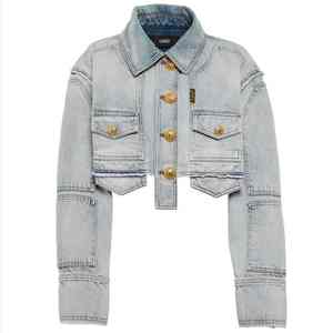 2025 dernier nouveau Design décontracté femmes Denim veste à manches longues bouton unique jean hiver Offre Spéciale en gros blanc dame - Product Image 1