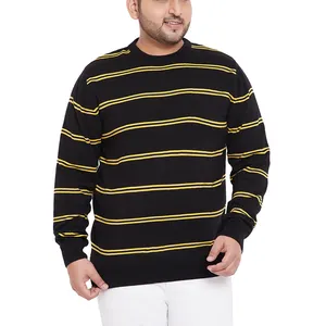 OEM 사용자 정의 제조 업체 일반 자수 양털 두꺼운 풀오버 프린트 로고 긴 소매 대형 크루넥 스웨터