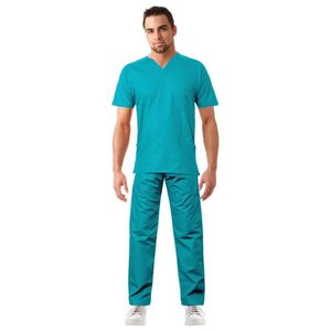 Wholesale Men <b>Scrubs</b> <b>Sets</b> for Hospital Soft High Quality Solid Color Fashionable Jogger Men <b>Scrubs</b> Uniform <b>Sets</b> - Product Image 2