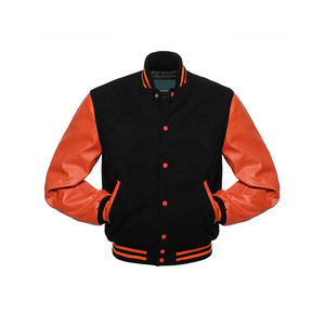 Veste universitaire personnalisée pour hommes pour l'hiver, col montant respirant et toile à manches longues, service OEM - Product Image 5