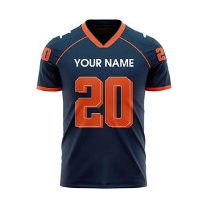 Vente en gros nouveauté maille sublimée personnalisée en polyester maillot de football américain OEM style sublimation vêtements de football - Product Image 4