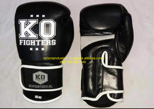 Gants de boxe professionnels en cuir de vachette de haute qualité 8oz 16oz imprimés sur mesure pour adultes entraînement d'arts martiaux gants authentiques - Product Image 6