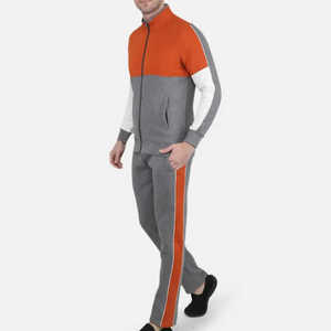 Conjunto de dos piezas personalizado OEM transpirable para hombre gimnasio Fitness Tech polar entrenamiento Jogging traje para deportes de invierno técnicas impresas - Product Image 6