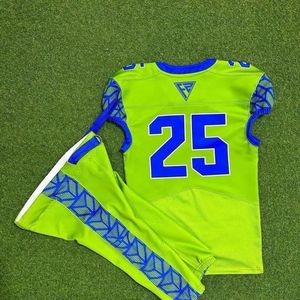 Bonne vente 7V7 uniforme de football américain avec impression par sublimation respirante dernière collection manches courtes - Product Image 4