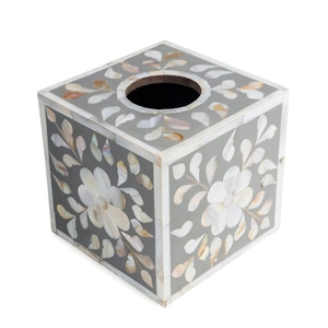 Boîte à mouchoirs en nacre naturelle faite à la main pour hôtels et restaurants Porte-serviettes de qualité supérieure pour la décoration de la maison élégante - Product Image 1