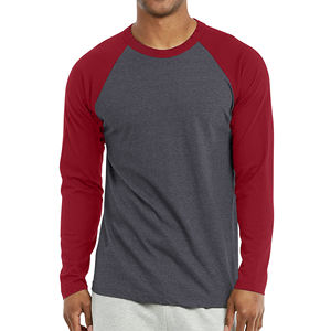 Hommes Fitness Muscle Fit à manches longues Compression Gym T-Shirt séchage rapide respirant manches raglan vêtements en gros grande taille - Product Image 6