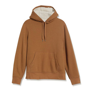 Venta al por mayor de sudaderas con capucha personalizadas de los hombres de color sólido High Street sudaderas con capucha de alta calidad de la moda de impresión del logotipo de los hombres - Product Image 4