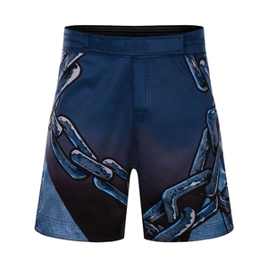 Short d'arts martiaux MMA professionnel en gros pour hommes Short en toile personnalisé de haute qualité Taille élastique respirante - Product Image 1