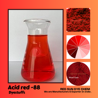ACID RED 88 Crude Quality Dyestuffs Red Sun Dye Powder 99.99% Pureté pour Tissus Fabriqués et Exportés par CHME en Inde