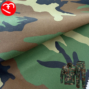 US M81 Woodland Tarnstoff 500D 1000D Nylon 66 Cordura Oxford Gewebe FR Feuerfest Kältebeständig Reißfest Wasserdicht - Product Image 1