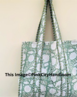 Bolsos de hombro de algodón estampados a mano para mujer, organizador de viaje personalizado a la moda con atractivo de verano e invierno