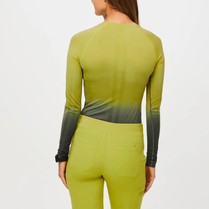 Qualité supérieure Vente à chaud Uniforme d'hôpital infirmier dégradé multicolore Scrubs pour femmes Uniformes de médecins Ensembles de gommages - Product Image 2