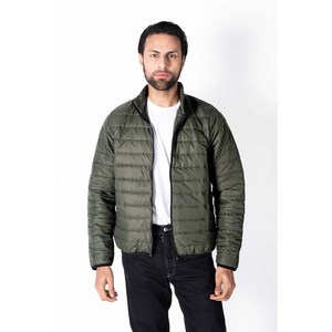 Mens Lightweight Quilted Jacket Zipper Front Insulated Outerwear For <b>Cool</b> Weather Casual And Outdoor Wear - Product Image 3