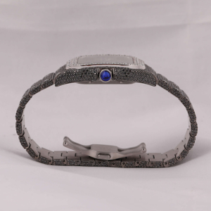 Meilleure qualité VVS Moissanite Diamant Montre Bijoux de mode Diamant Clouté Quartz Glacé De Luxe Glacé - Product Image 4