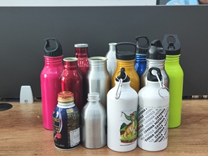 Bouteille d'eau en aluminium de 500ml bouteille en métal recyclée ouverte fabricant du Vietnam produit en gros - Product Image 6