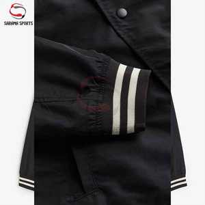 100% <b>Wool</b> Winter Men's <b>Quilted</b> Hooded Jacket Plus Size Canvas Custom Embroidery Varsity Jacket Lettermen Quick Dry & Breathable - Product Image 4