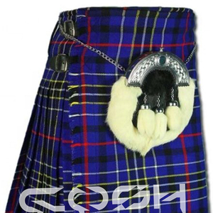 COSH KILTS Kilt moderne en tartan bleu pour homme avec Sporran Nouveau kilt élégant en tartan écossais à carreaux Kilt de guerrier respirant à la mode - Product Image 4