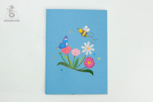 Tarjeta de felicitación artesanal de papel emergente 3D personalizable a precio de fábrica, tarjeta de regalo de recuerdo en cantidad a granel disponible - Product Image 2