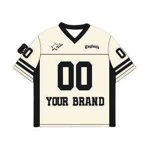 Venta Caliente 2025 Uniformes de Fútbol Americano Personalizados con Logotipo de la Mejor Calidad, Camiseta de Secado Rápido para Fútbol Americano - Product Image 3