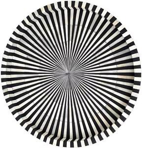 ถาดลายฉลุแบบคลาสสิกจากอินเดีย ผลิตด้วยมือ ทนทาน มีสินค้าในสต็อก เหมาะสำหรับการจัดเลี้ยงอย่างมีสไตล์ ใช้เสิร์ฟเครื่องดื่มและของว่าง ราคาโรงงาน - Product Image 1