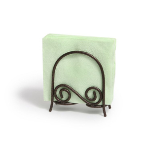 Superior Quality Modern Design Eco-Friendly Customizable Napkin Stand Metal <b>Tissue</b> Holder with Wooden Base for <b>Weddings</b> Events - Product Image 3