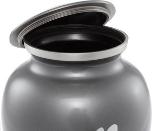 Pet Cremation <b>Urns</b> for <b>Dog</b> and Cat Ashes Memorial Paw Print <b>Urn</b> - Small Up to 35 Pounds Gray - Product Image 4