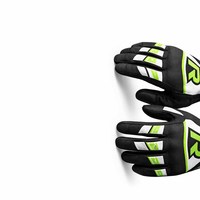 Guantes de Carreras MX Unisex Personalizados, de Dedo Completo, Resistentes al Desgaste, Elásticos, de Verano, de Algodón con Recubrimiento de Poliuretano, Cierre de Hebilla, para Motocicleta