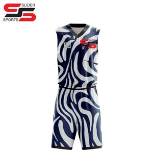 Vente directe d'usine-uniformes de basket-ball OEM uniques nouveaux ensembles de shorts de conception imprimés Technics Logo XS taille à bas prix en gros - Product Image 5