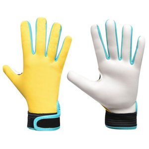 Gants de receveur de football américain personnalisables pour jeunes et adultes, rembourrés en cuir synthétique respirant, confortables, avec grip en silicone super - Product Image 4