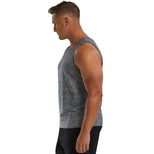 Débardeurs de sport pour hommes OEM de haute qualité, écologiques, à séchage rapide, avec logo personnalisé imprimé, respirants, en tricot, pour la gym, vente en gros - Product Image 3