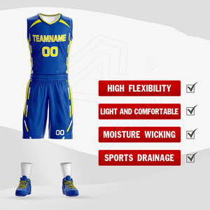 ชุดบาสเก็ตบอล bsci กางเกงขาสั้นระบายอากาศพิมพ์ลายออกแบบได้ตามต้องการ - Product Image 2