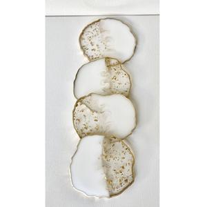 <b>Resin</b> Coaster with Genuine Agate <b>Stone</b> for Stylish Dining Design Made By God Grace Craft - Product Image 5
