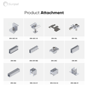 Sunpal Supplier Solar Boden montages ystem Tracking Zement basiertes Aluminiumstahl-Montages ystem - Product Image 2